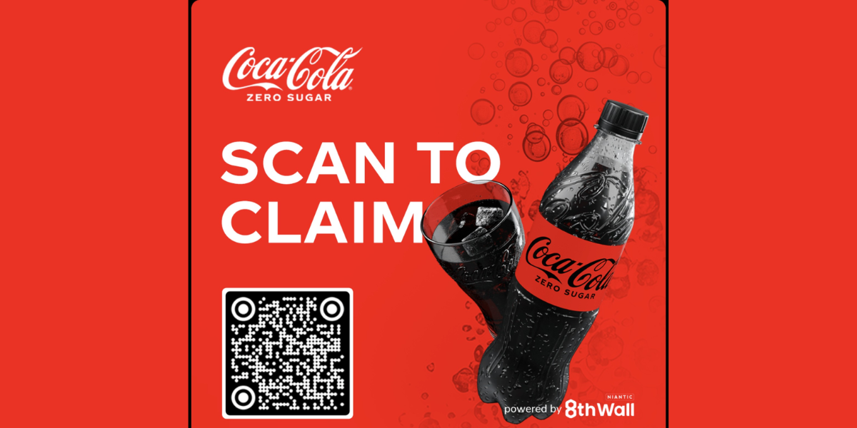 CocaCola scan to claim ad campaign.