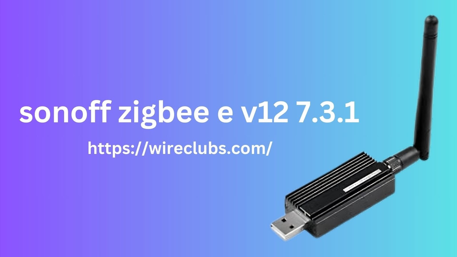 sonoff zigbee e v12 7.3.1