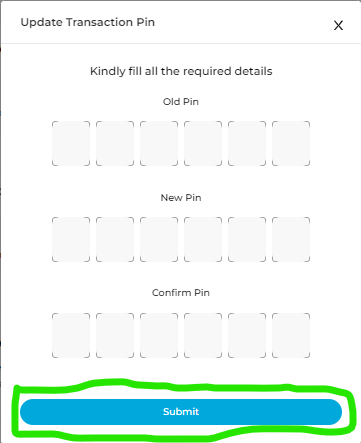 how to manage your transaction pin