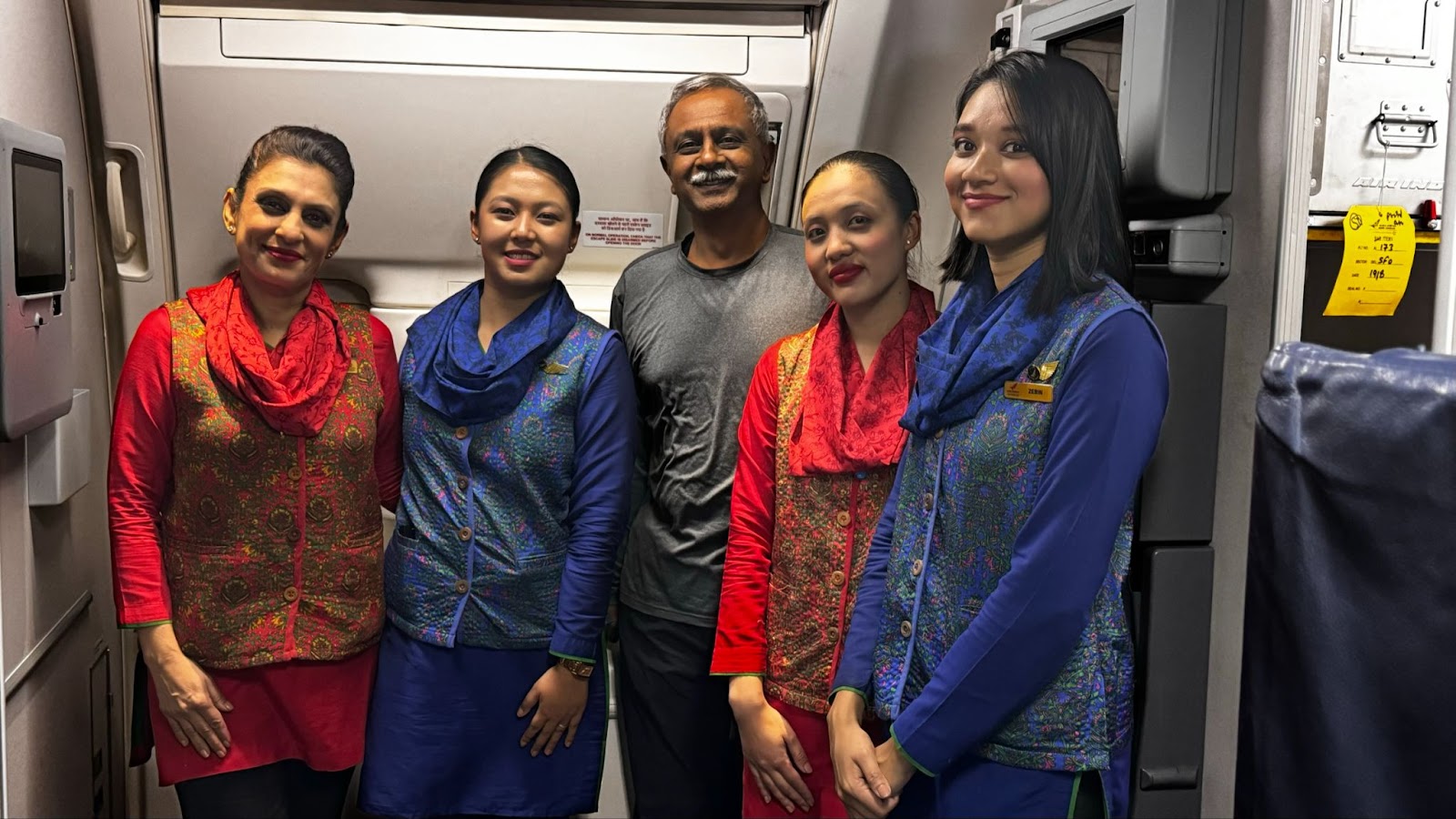 Prasad joins the Air India crew!