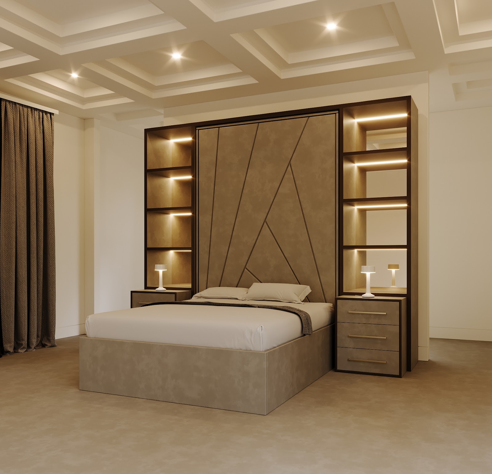 tall headboards bed