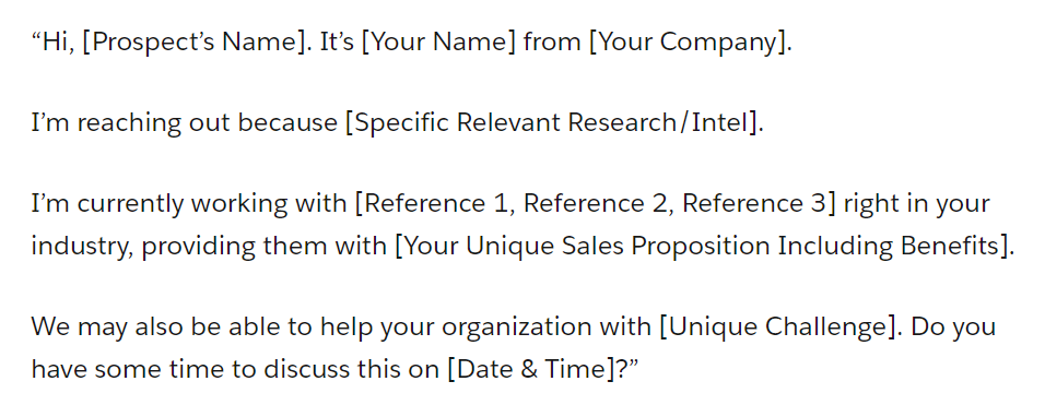 outbound leads, direct conversation scenario