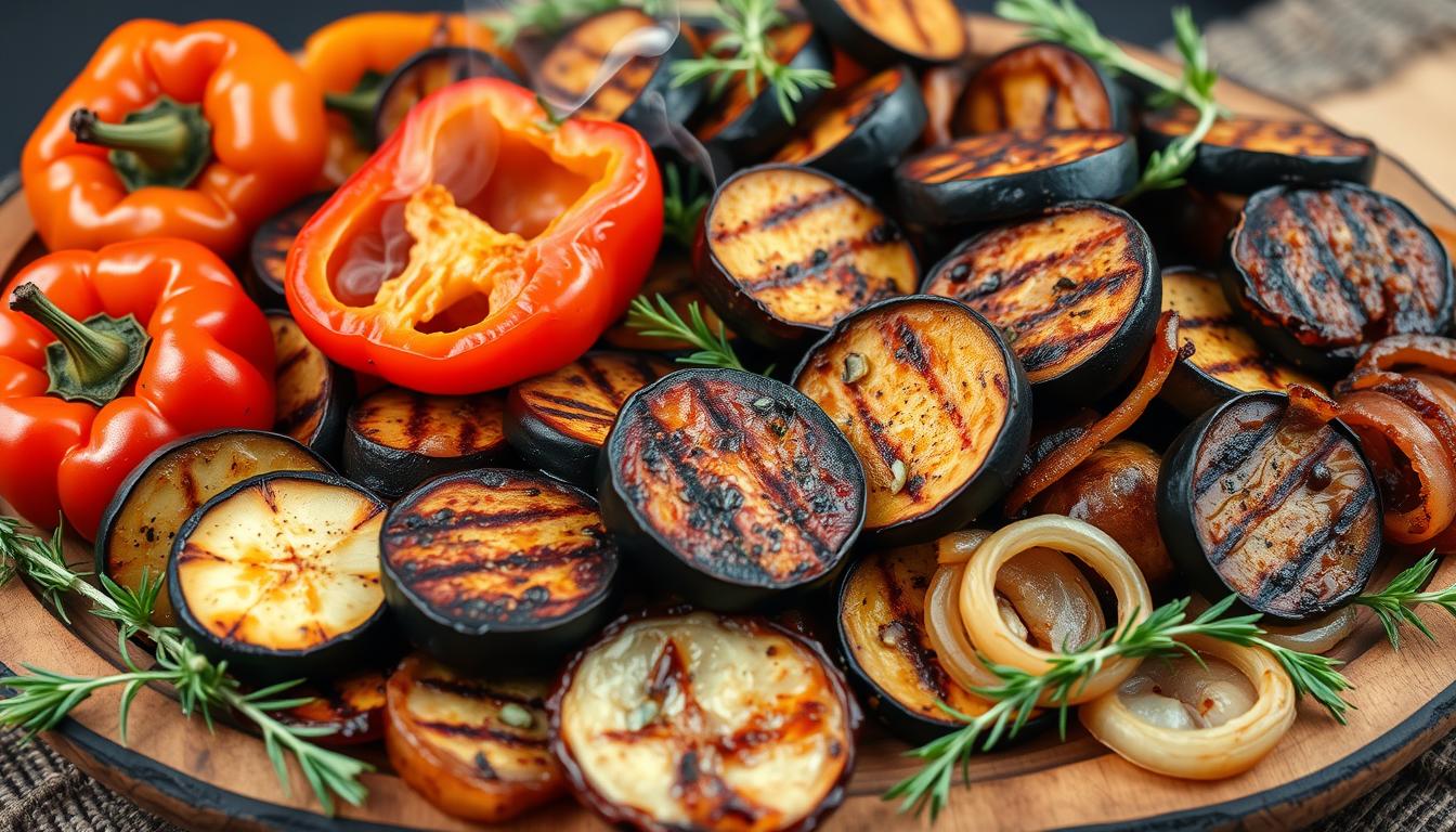 smoked vegetables