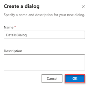 dialog details