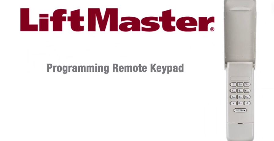 pair liftmaster garage door opener