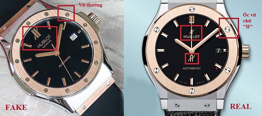 5 Bước Cực Kỳ Đơn Giản Phân Biệt Đồng Hồ Hublot Thật Giả