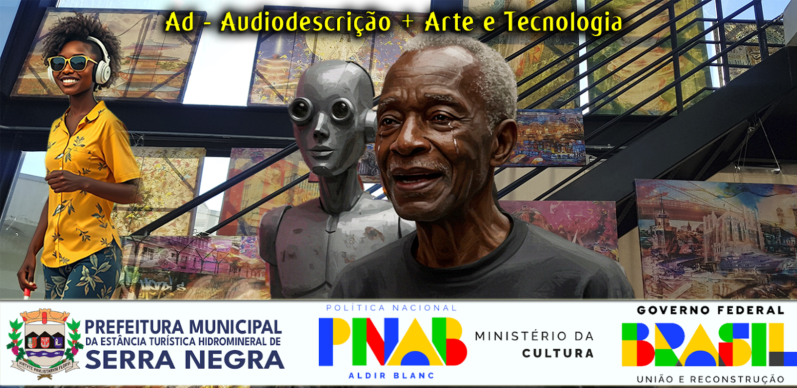 Workshop "Arte e Tecnologia” + Curso de AD - Audiodescrição