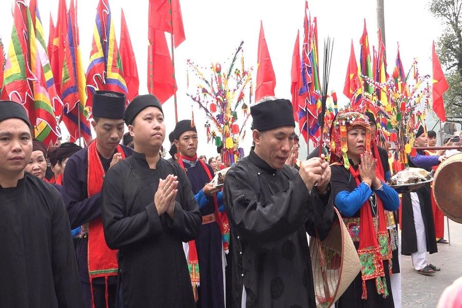 Dong Cuong Temple Festival is celebrated in January