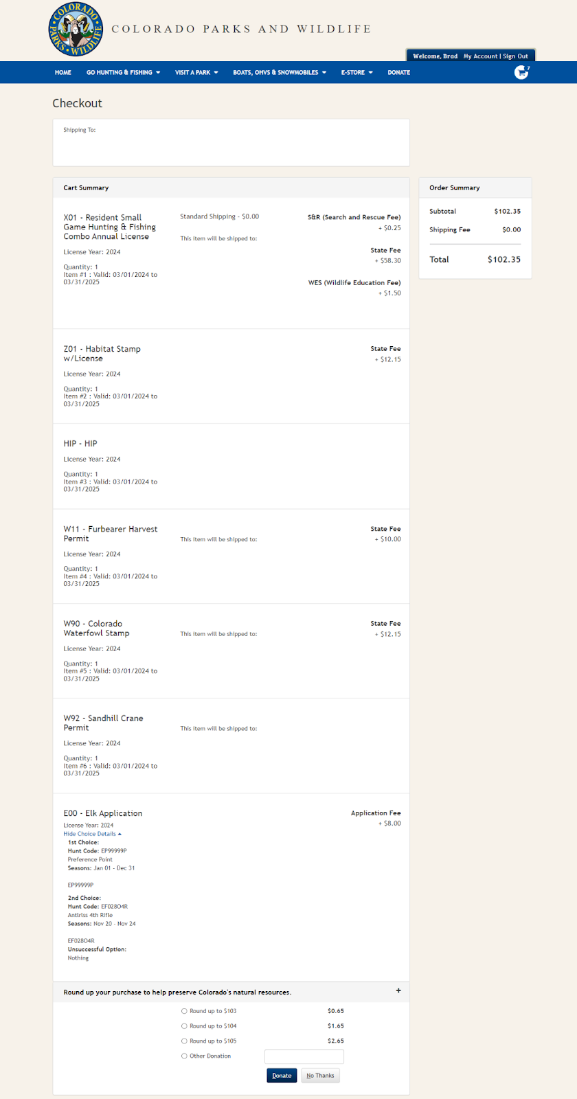 CPWshop.com final checkout page and order review. Customers must enter their credit card information to pay for the current order. Customers also have the option to add a card to their account if they are awarded a license. Customer must read the terms and conditions, agree to the terms and conditions and click the reCAPTCHA box to click the submit payment button in the lower right-hand corner of the screen