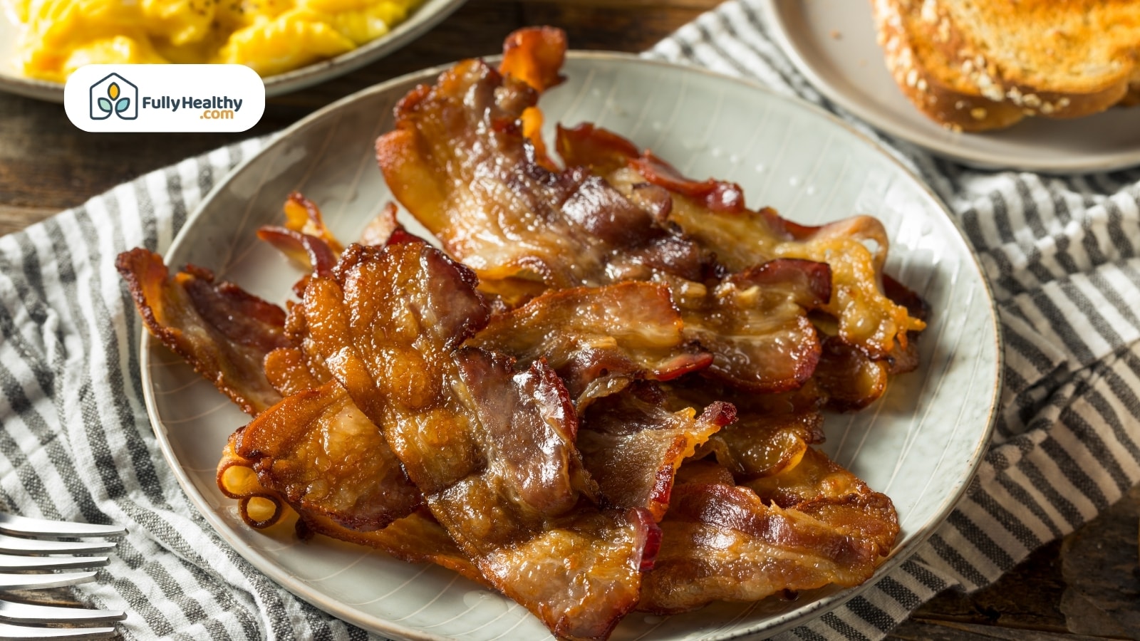 Cooked uncured bacon