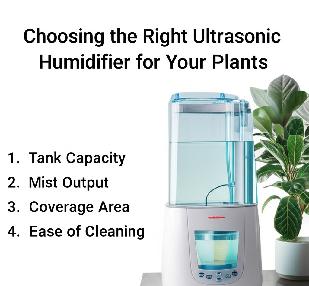 Choosing the Right Ultrasonic Humidifier for Your Plants