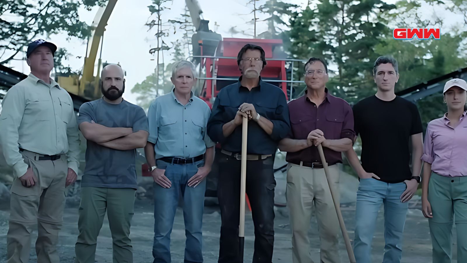 Marty Lagina, Rick Lagina, Jack Begley, Gary Drayton, Alex Lagina, and Craig Tester in The Curse of Oak Island Season 12 Trailer