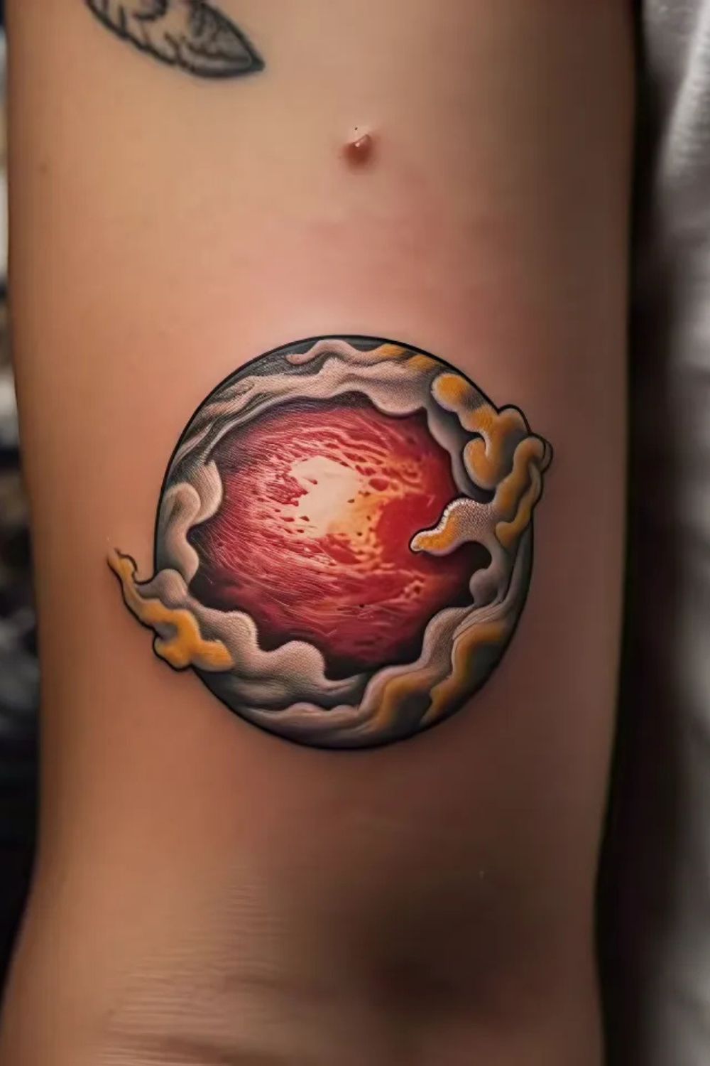 Great Red Spot Jupiter Tattoo