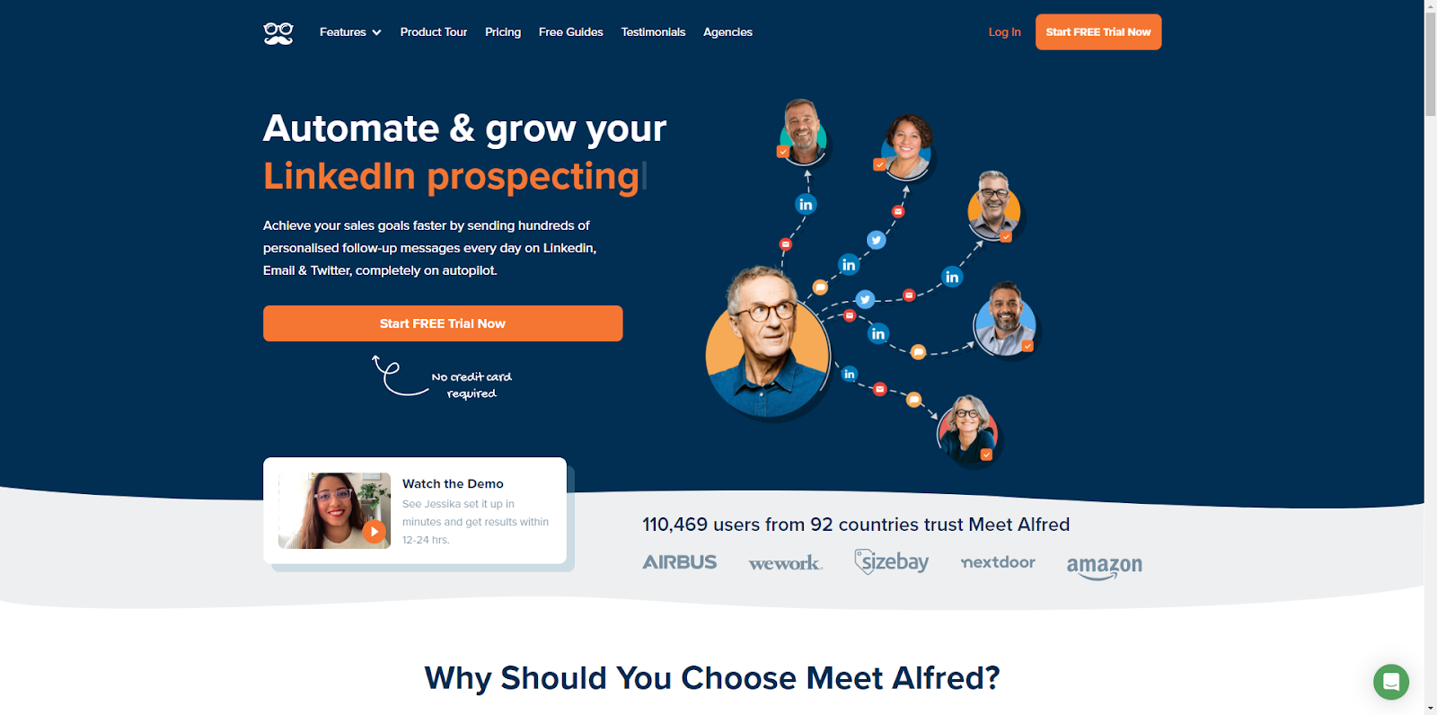 MeetAlfred Landing Page