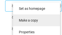 Copier des pages dans de nouveaux sites Google