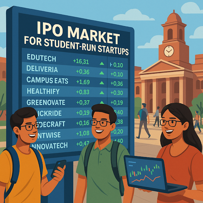"What If India Had an IPO Market for College Student-Run Startups?" 