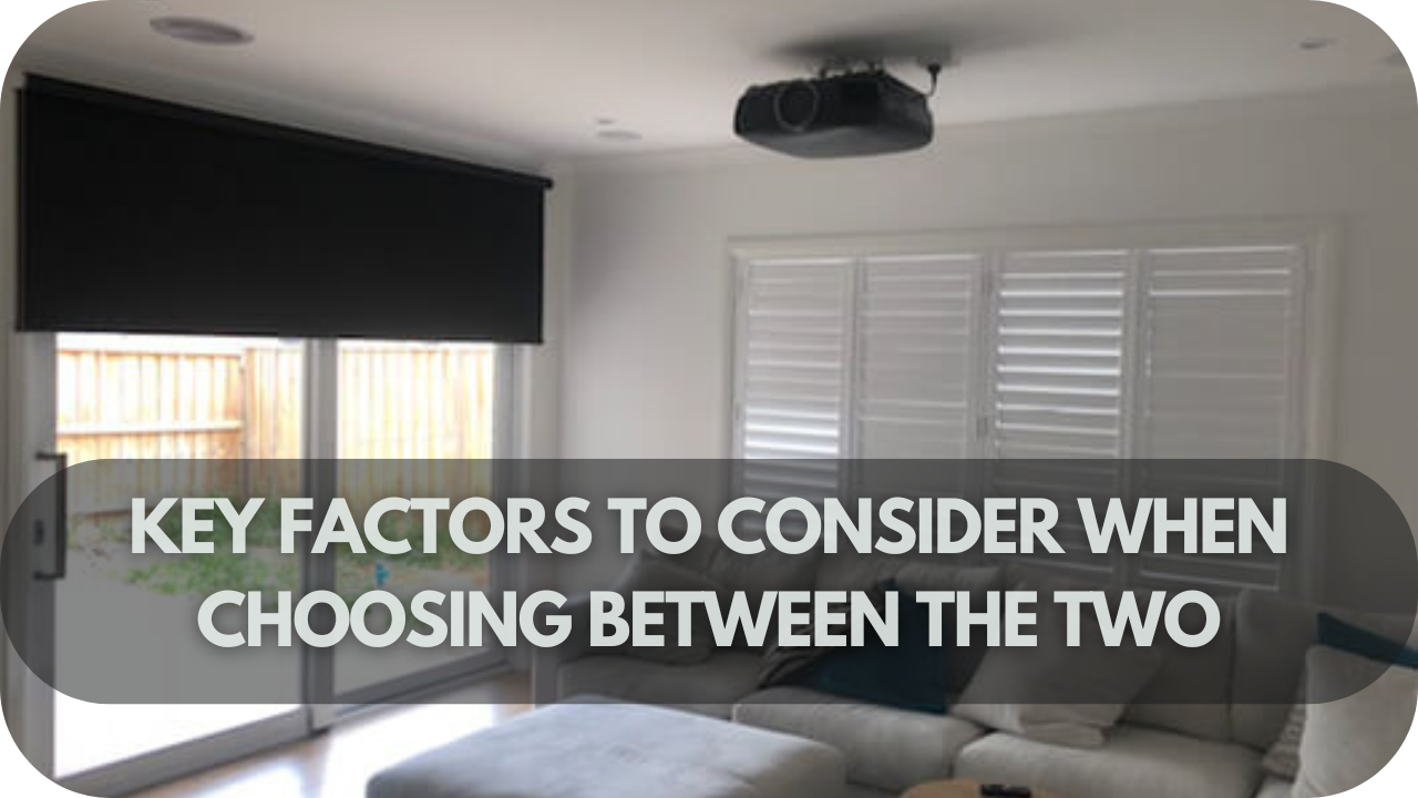 Choosing shutters or blinds