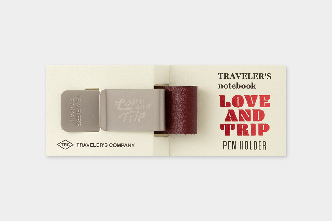 TRAVELER'S notebook pen holder LOVE AND TRIP.