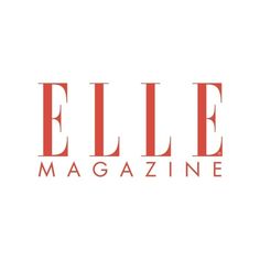 This contains an image of  Elle magazine