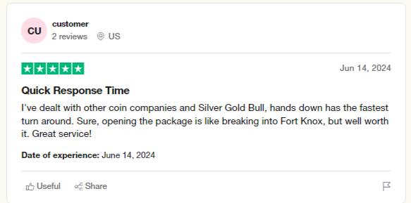 Silver Gold Bull complaints