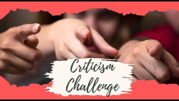 Criticism Challenge - Day 1- Neha Jain - YouTube