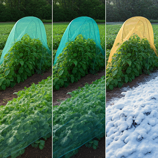 Seasonal Use of Netting & Row Covers