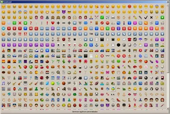 Tabela de emojis