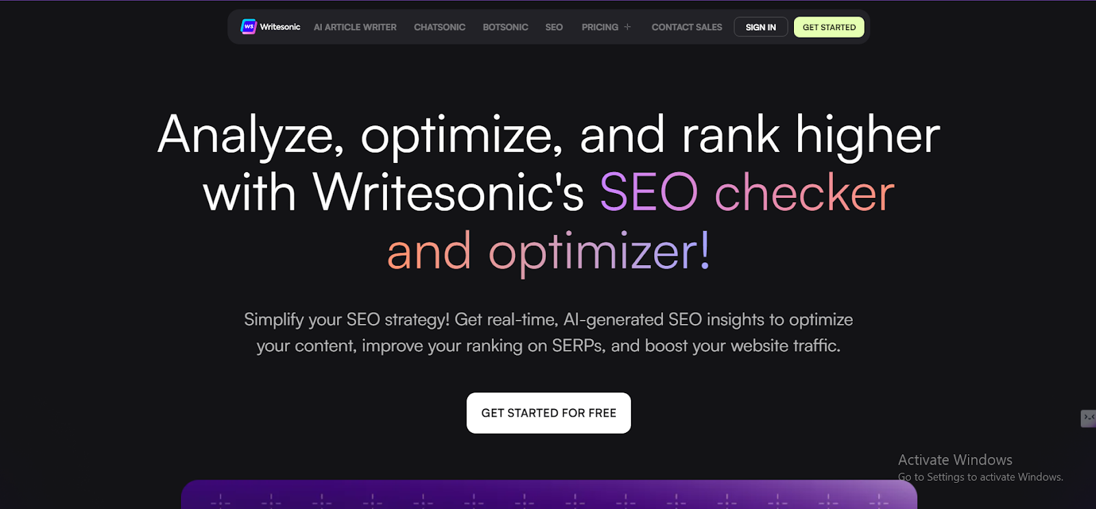 SEO-Optimize-Your Content-Using-Writesonic's-SEO-Checker-And-Optimizer