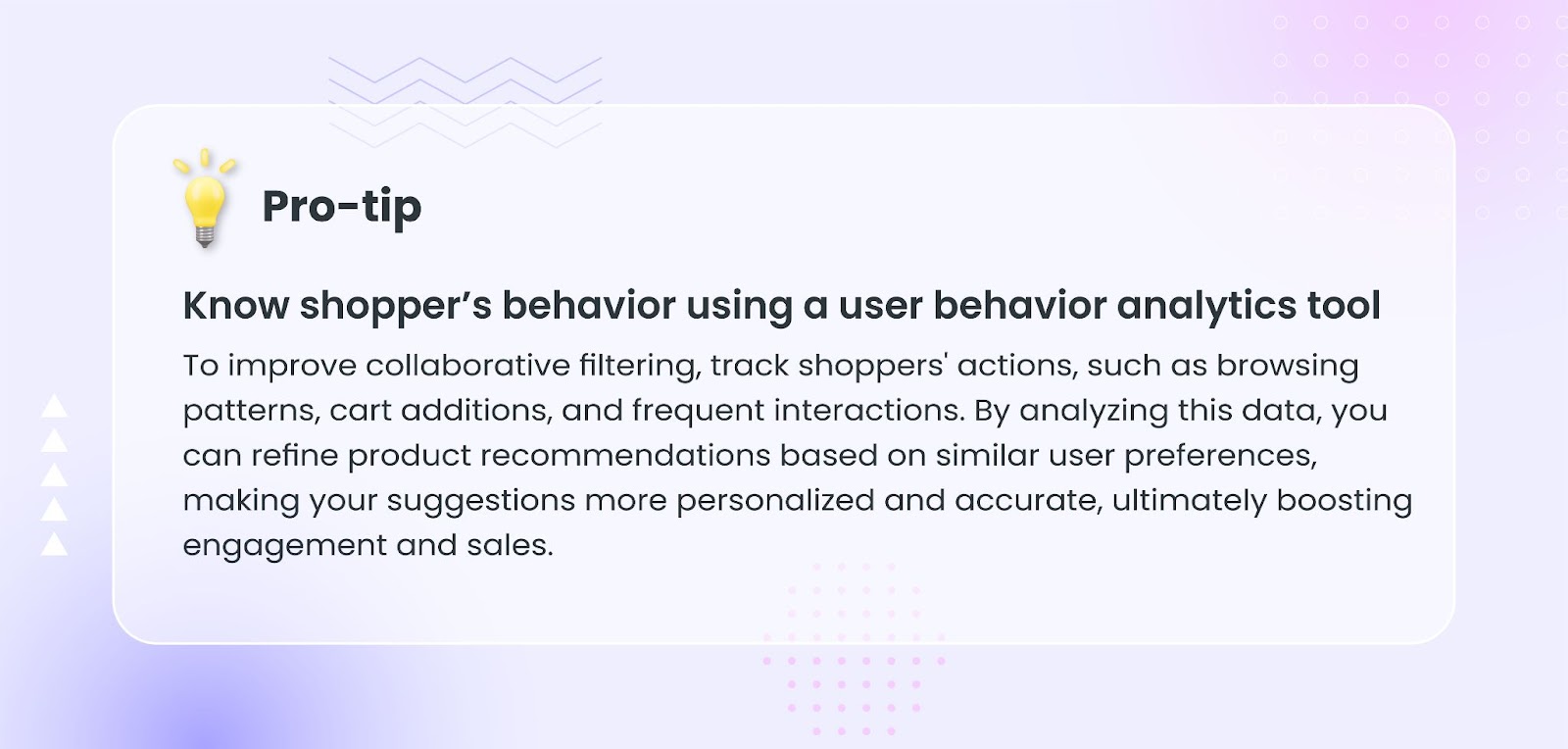 Know user behvior using a user behavior analytics tool