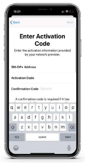 How to Set Up the SM-DP+ Address on iPhone 
