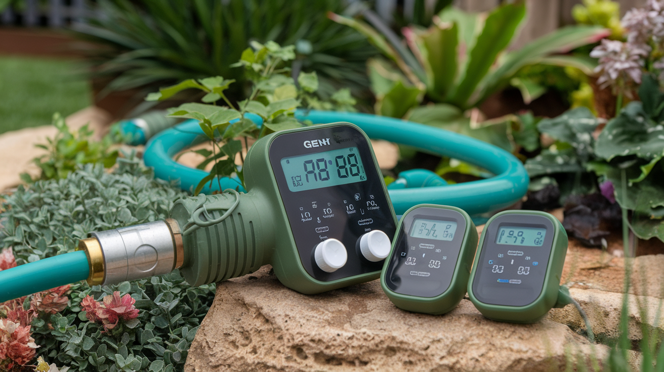  Gen 2 B-Hyve Smart Hose Watering Timer Bundle 4-Pack w/Hub: Unlock Effortless Gardening with Smart Watering Technology!