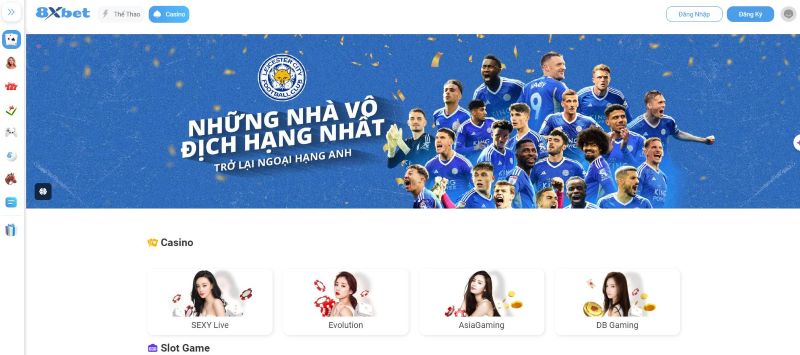 8xbet sở hữu giao diện thiết kế chỉn chu