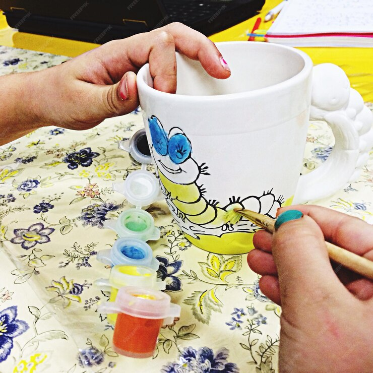 Hand-Painted Mugs