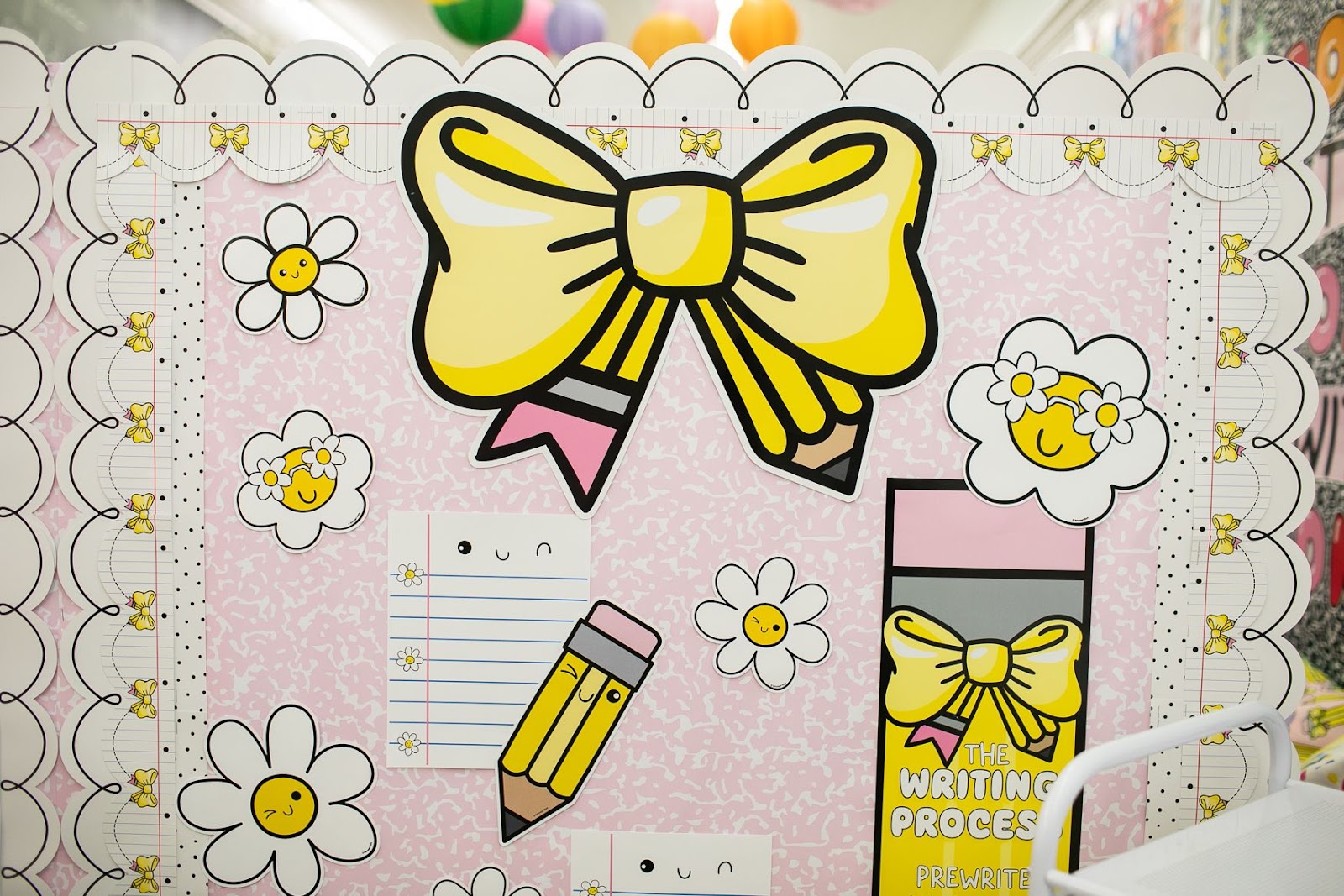 Giant Pencil Bow Cutout