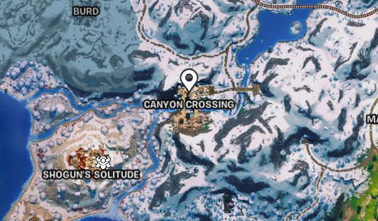 Canyon Crossing in Fortnite