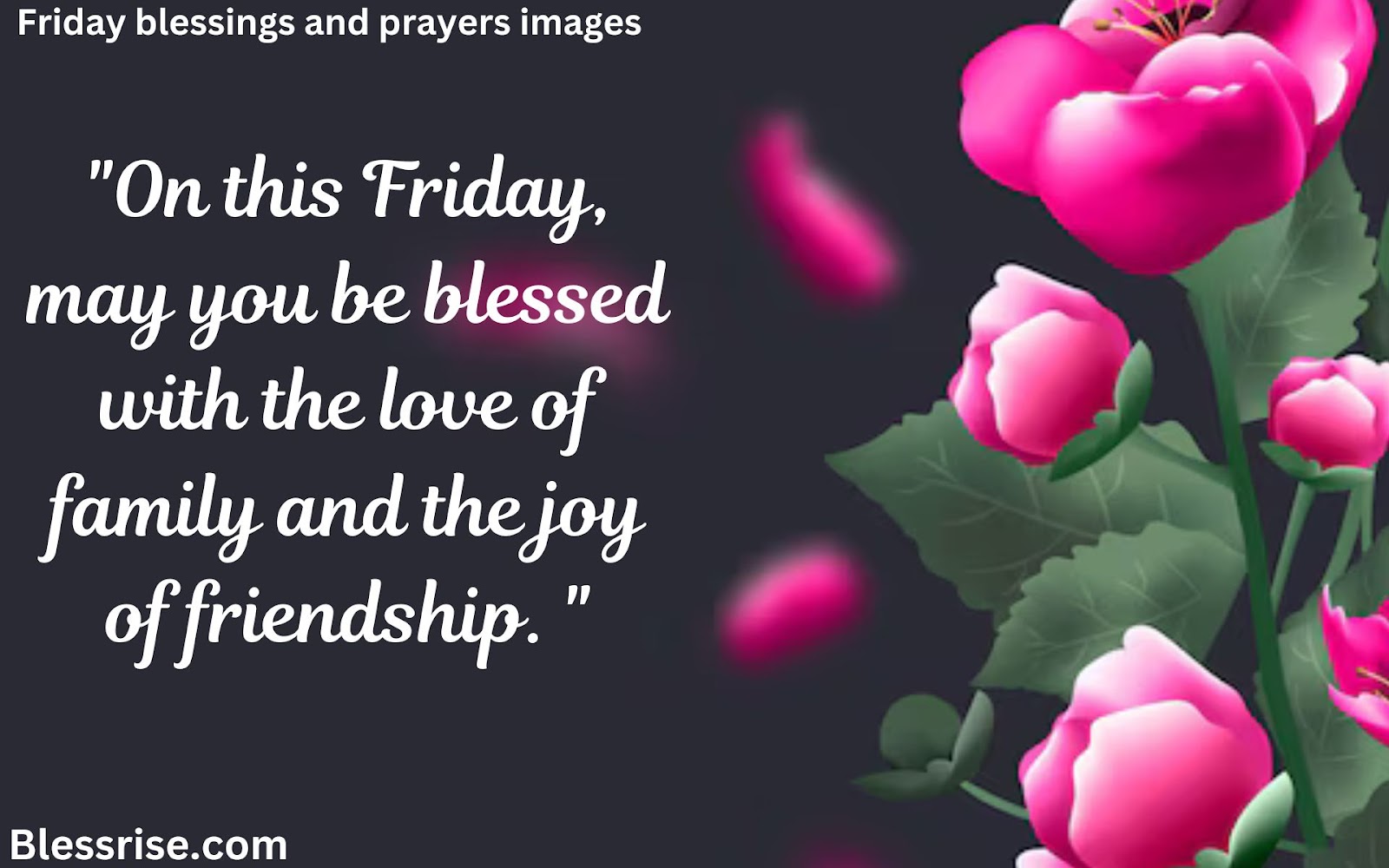 God’s love on Friday