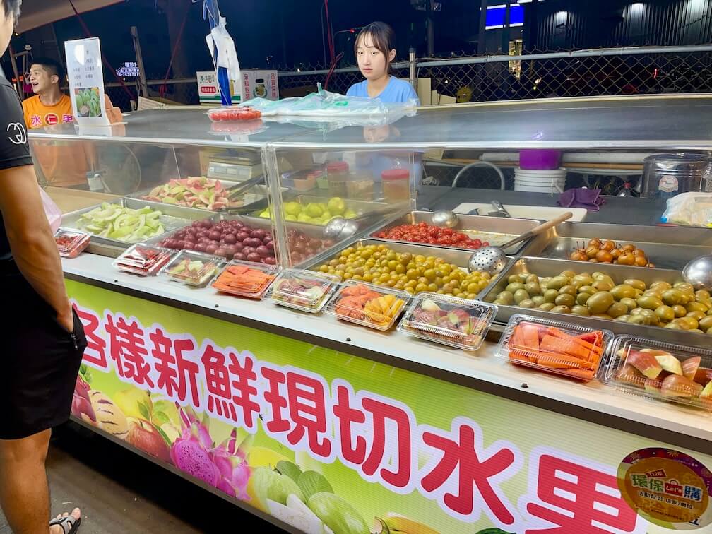 台中海線夜市-清水五權夜市必吃美食-水果仁