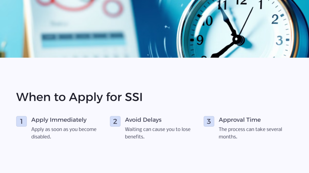 SSI When to Apply infographic