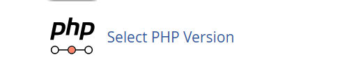 a screenshot of php version