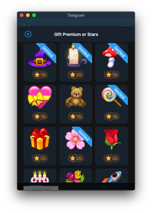 telegram premium gift