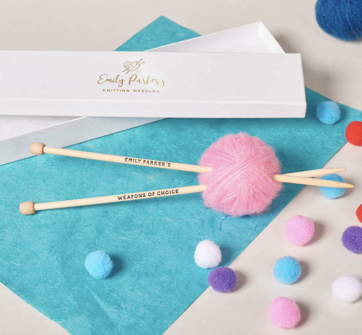 Personalized Knitting Needles