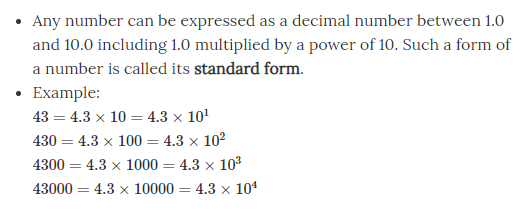 Inter conversion between standard and normal forms