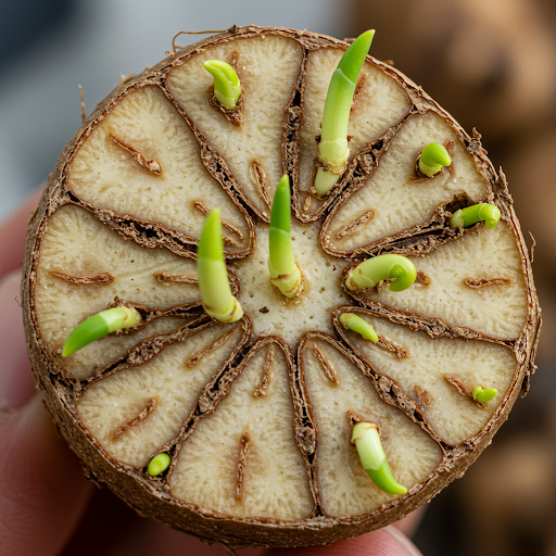 Propagating Eddoe Plants for Future Garden Growth