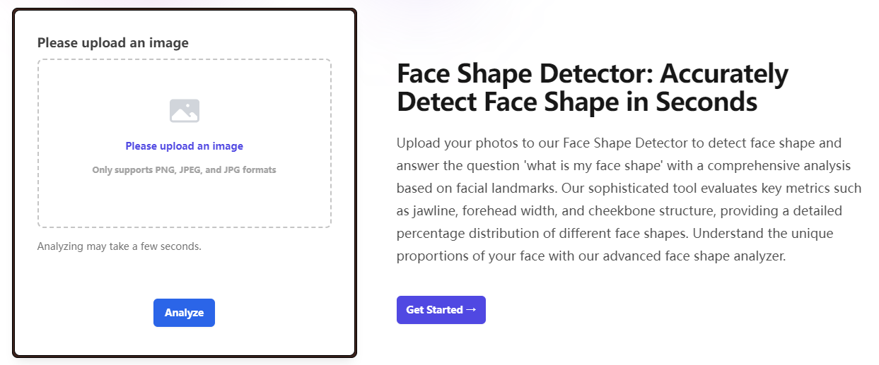 Face Shape Detector: Free Online Face Shape Detector