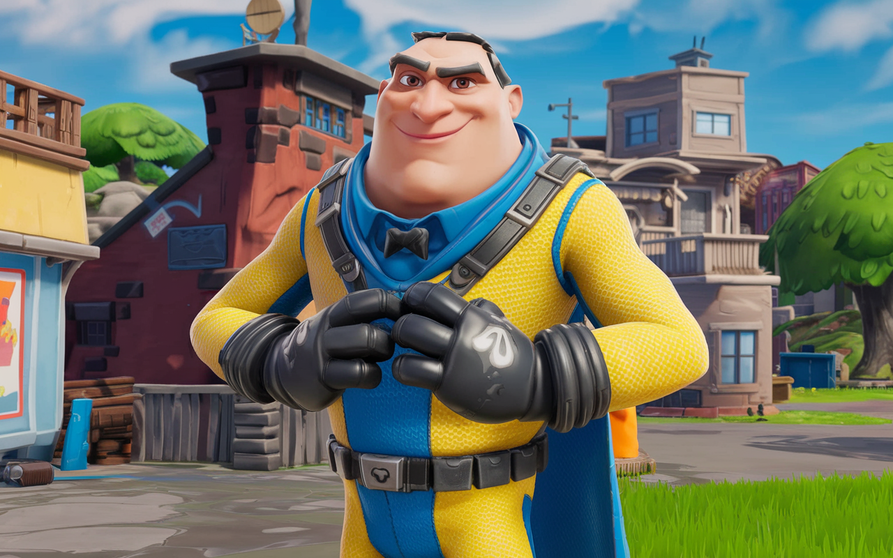 Gru Fortnite Super Hero Skin Meme