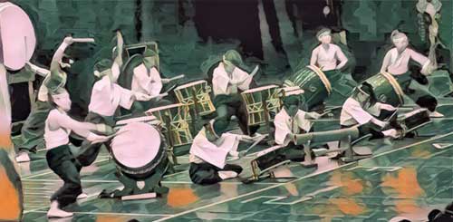 Taiko - Ilustração - Henrique Vieira Filho
