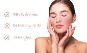 Làn da dễ bị kích ứng bởi các tác nhân gây hại từ môi trường