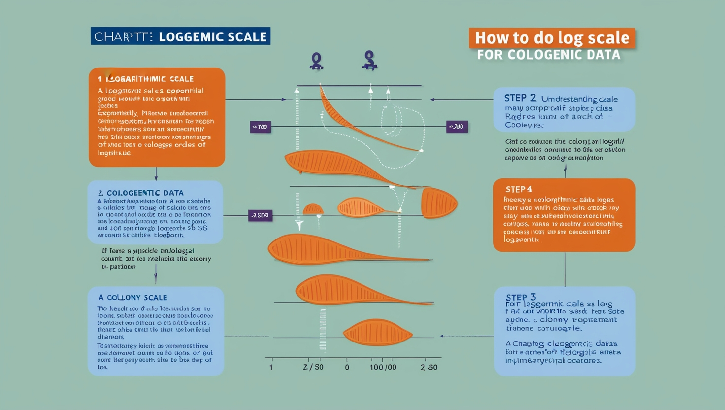 how to do log scale for cologenic​