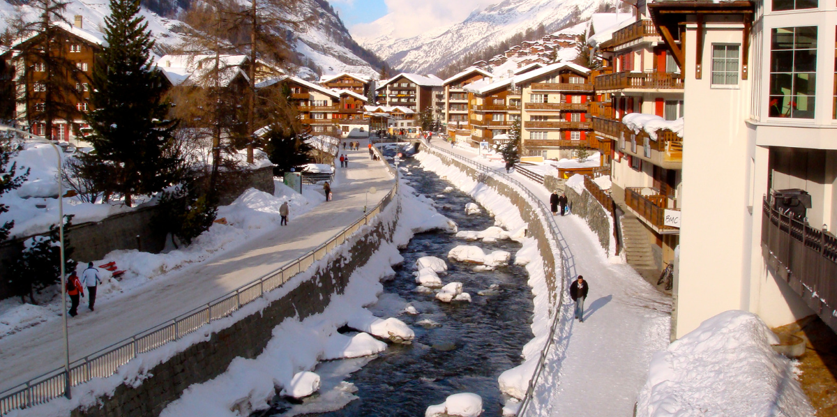 best places to visit in December: zermatt
