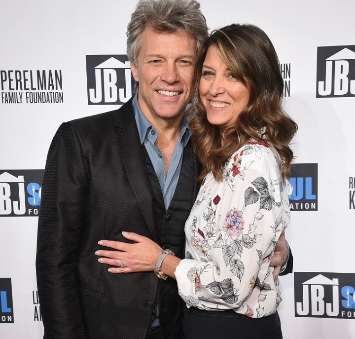 Dorothea Hurley and Jon Bon Jovi smiling